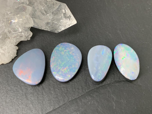 Australian Opal doublet 12-13mm long cabochon