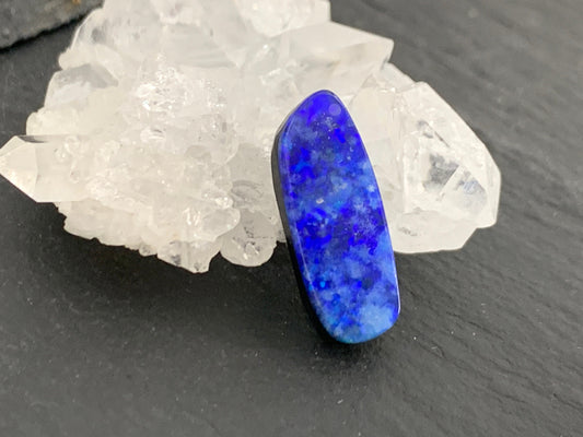 Australian Opal doublet 7x18x3.5mm cabochon