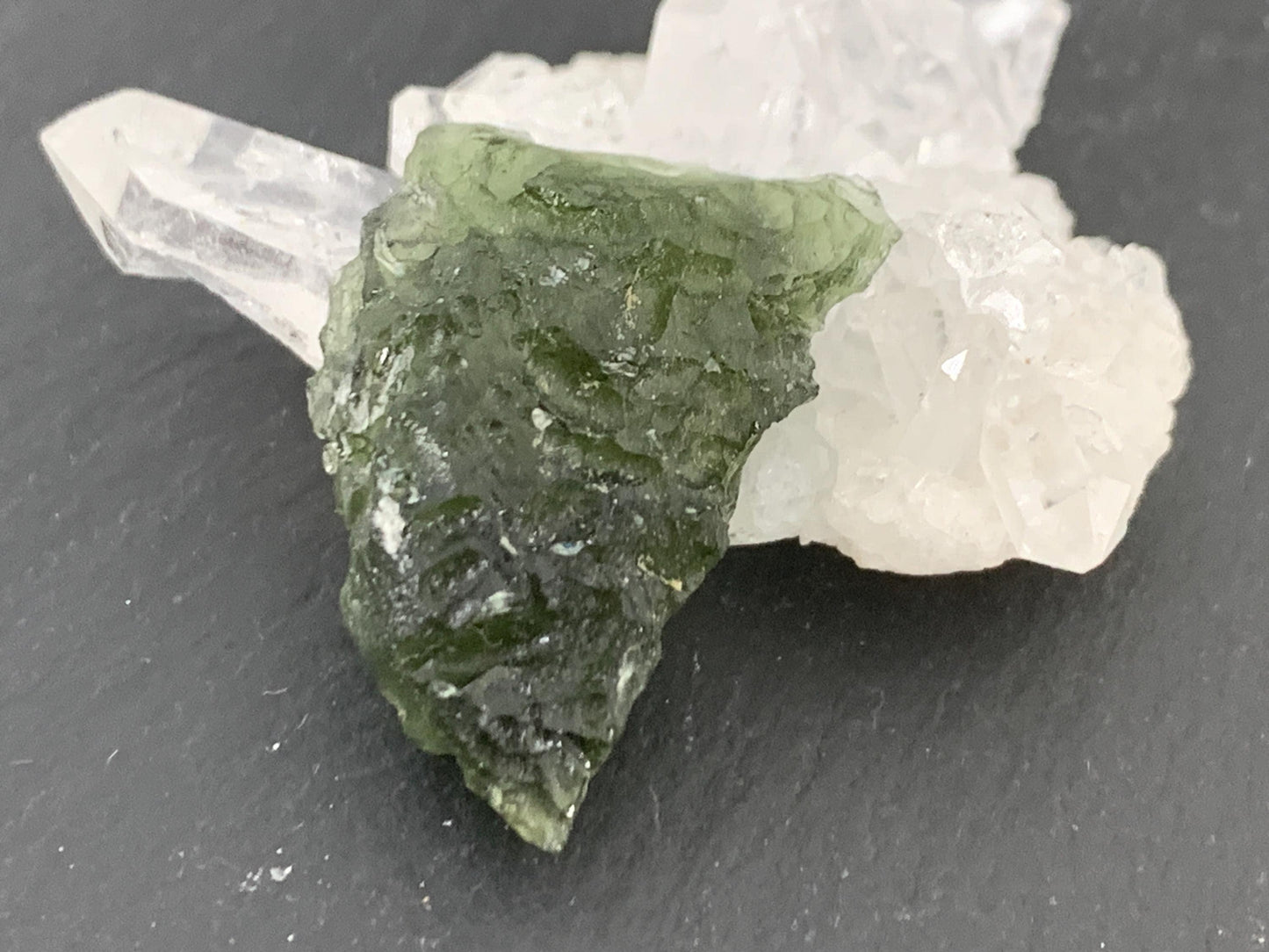 Moldavite Crystal: Natural Rough Stone (Czech Republic, 4.43g)