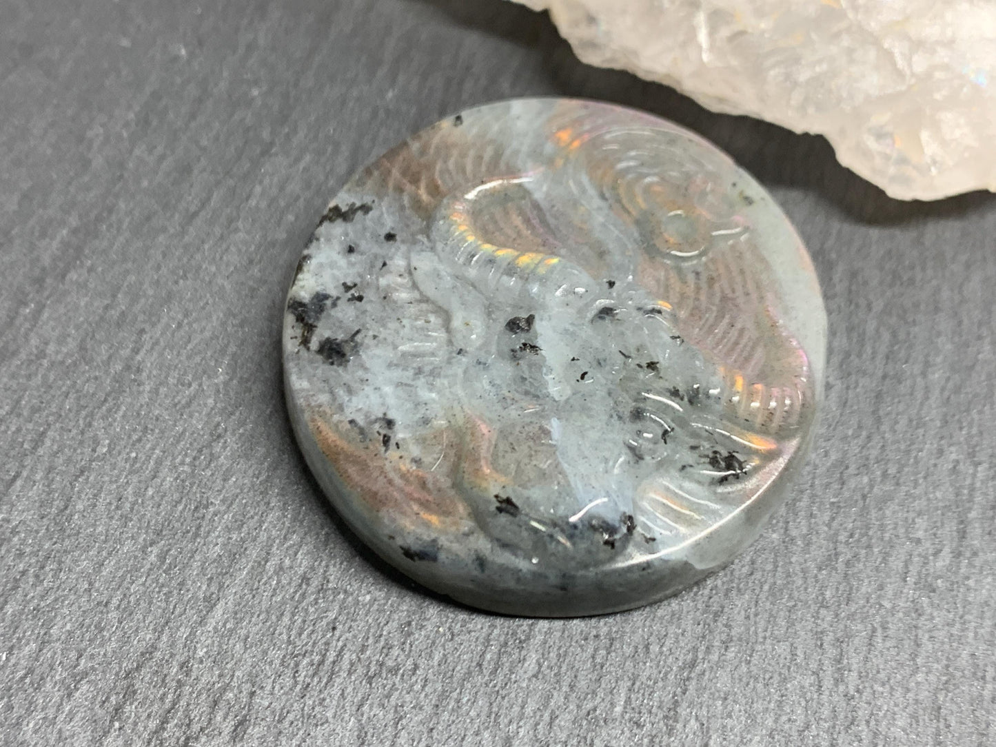 Taurus Purple Labradorite Zodiac Signs - Zodiac Constellations Carving