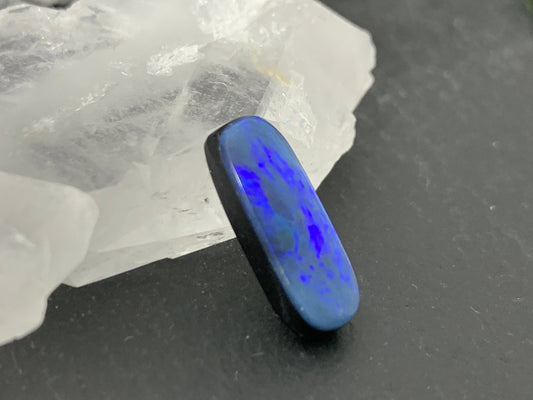 Australian Opal doublet 6x16x4mm cabochon
