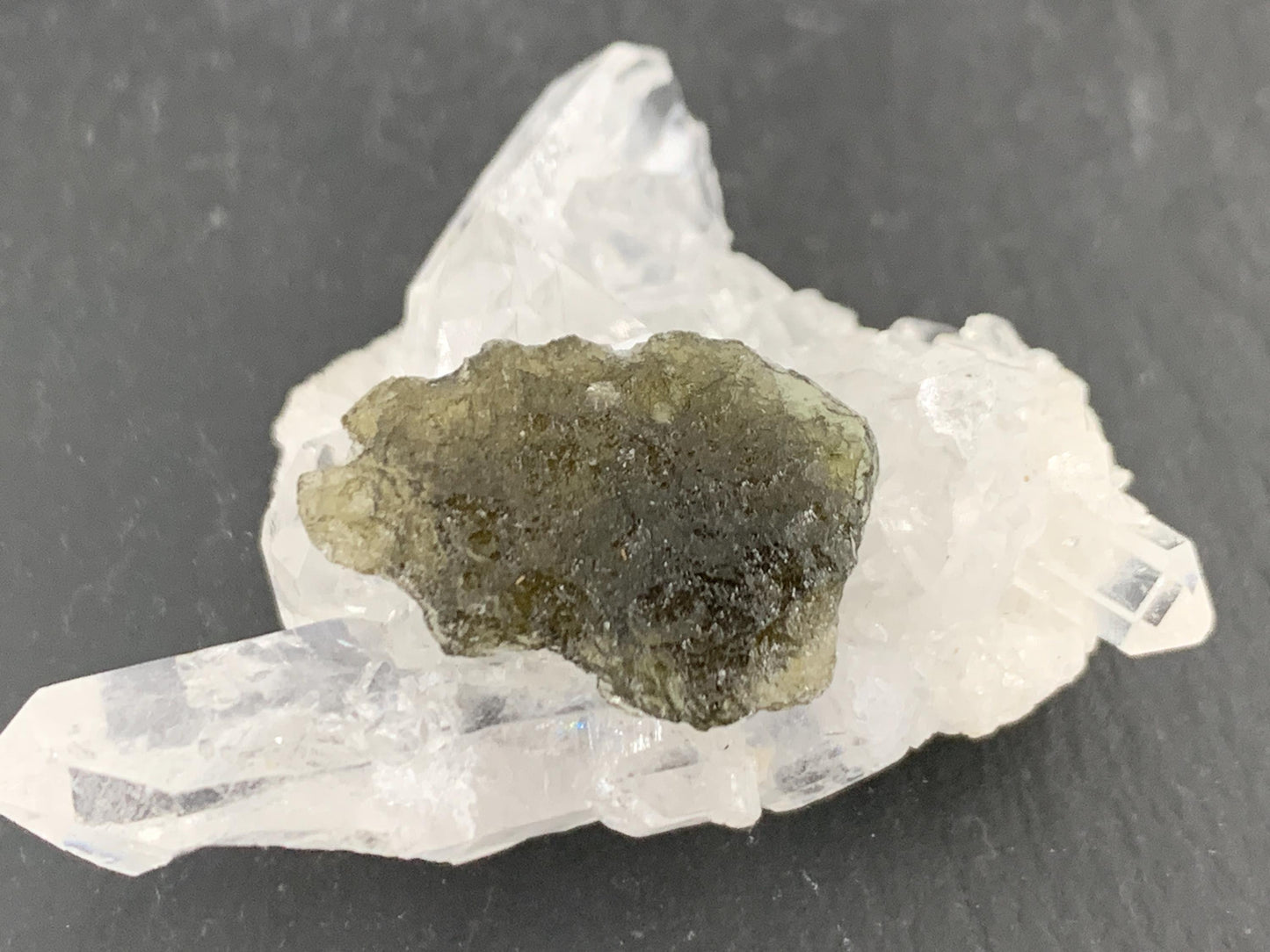 Moldavite Crystal: Natural Rough Stone (Czech Republic, 1.74g)