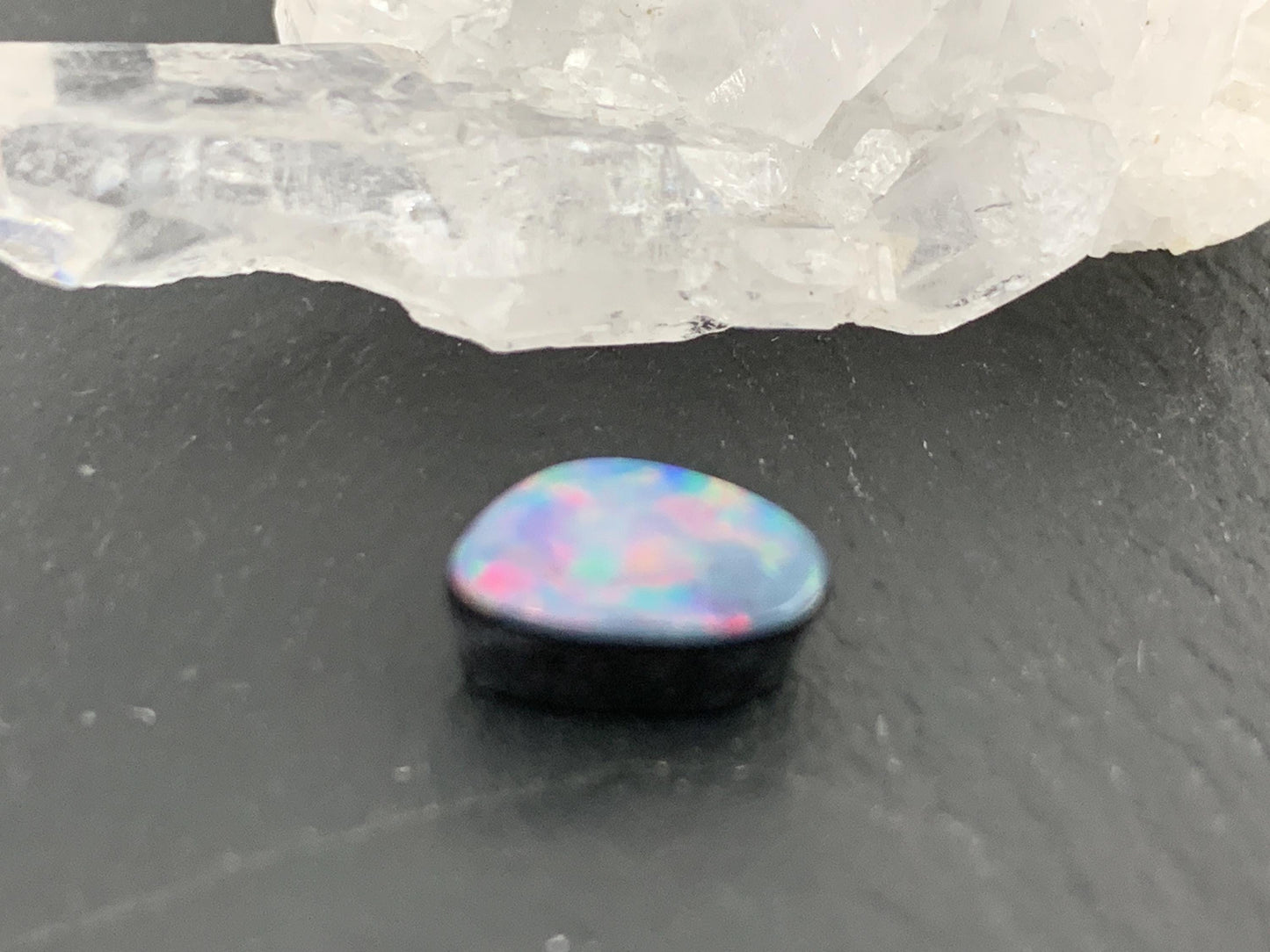 Australian Opal doublet 6x9x4mm cabochon