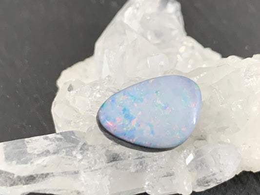 Australian Opal Doublet 9x13x4mm Free Form Cabochon - Natural Gemstone