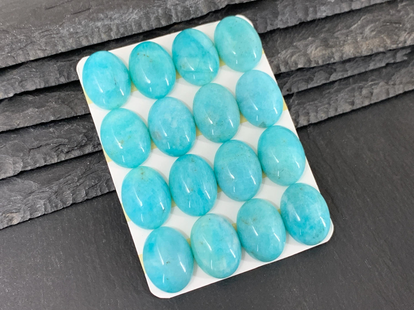 Amazonite Oval Cabochon 15x20mm – Natural Stone Jewelry Making Supply
