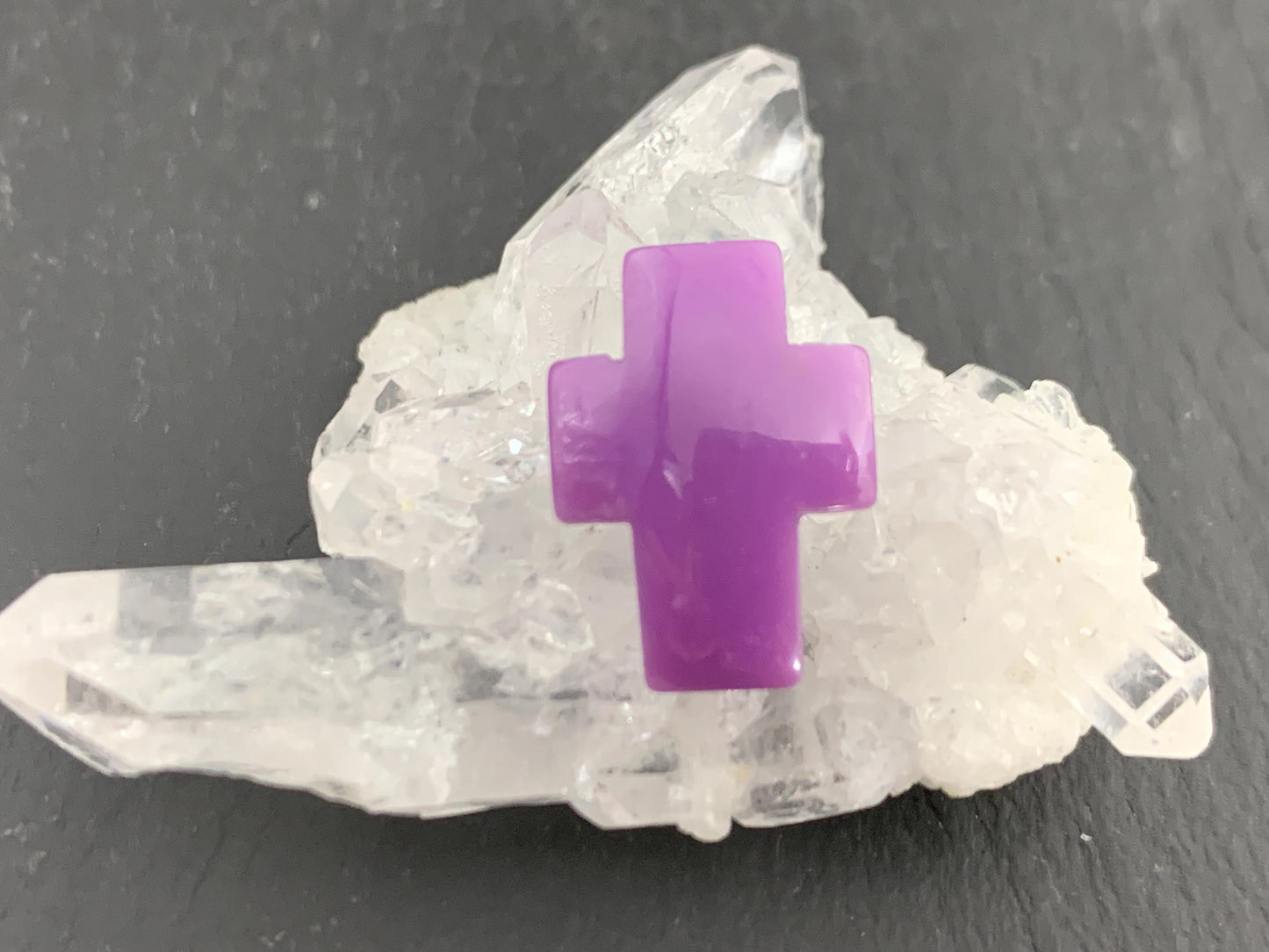 Phosphosiderite cross 12x16mm cabochon - Calibrated cabochons