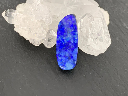 Australian Opal doublet 7x18x3.5mm cabochon