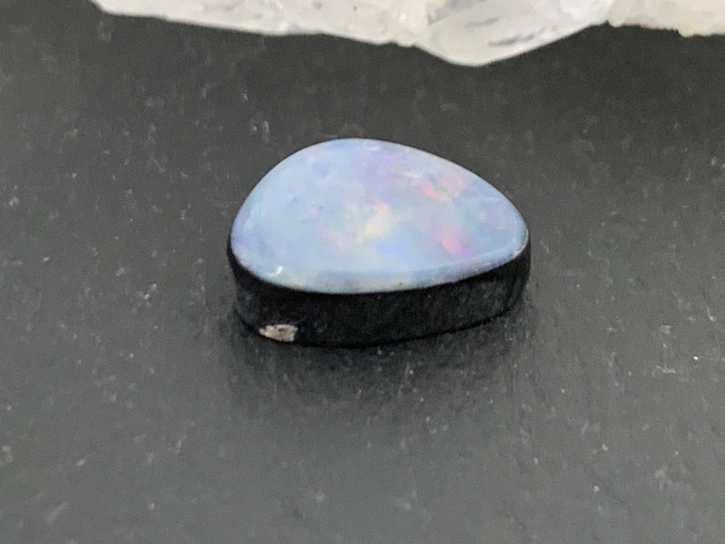 Australian Opal doublet 7x9x3mm cabochon
