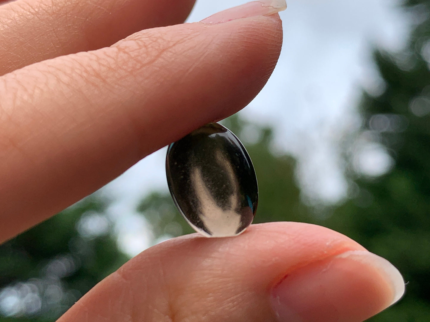 Smokey quartz oval cabochon 10x14mm - Calibrated cabochons