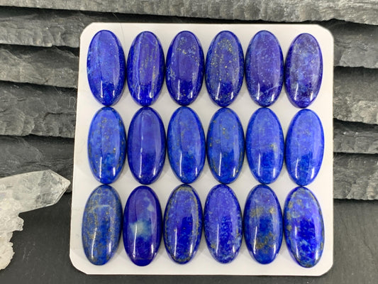 Lapis Lazuli oval 10x20mm cabochon - Calibrated cabochons
