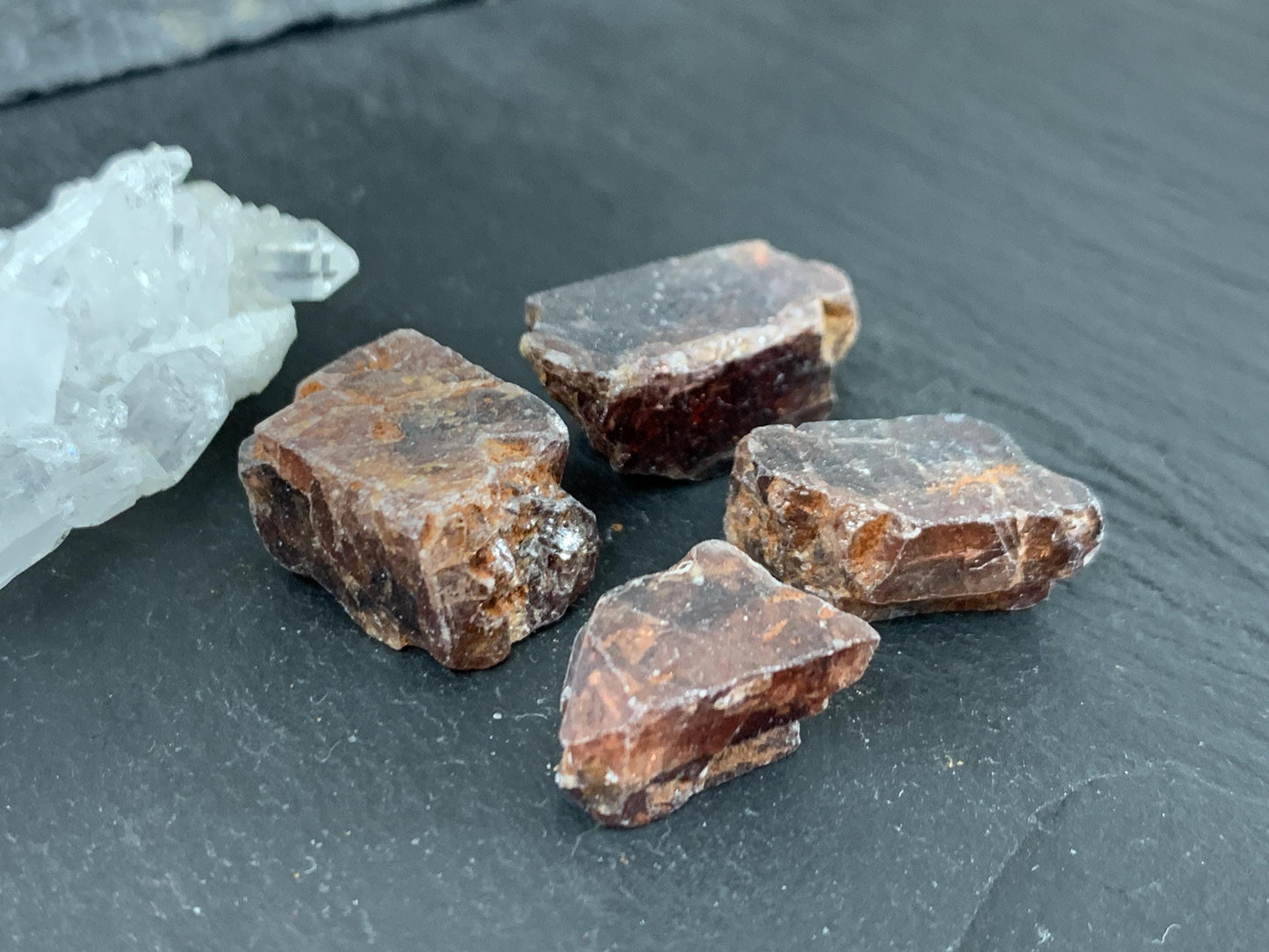 Raw Zircon 12-21mm long from Tanzania - lot of 4 pieces - not drilled gemstone