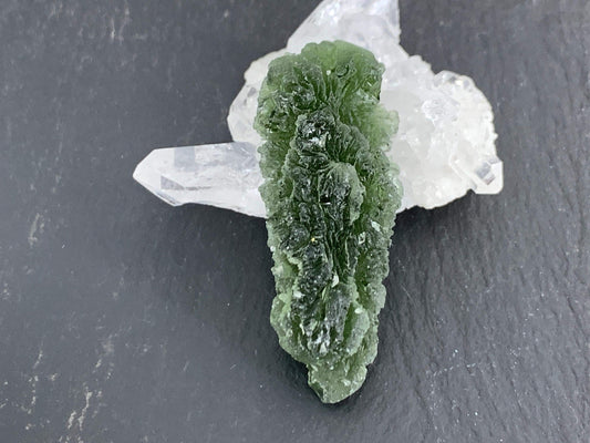 Moldavite Crystal: Natural Rough Stone (Czech Republic, 8.22g)