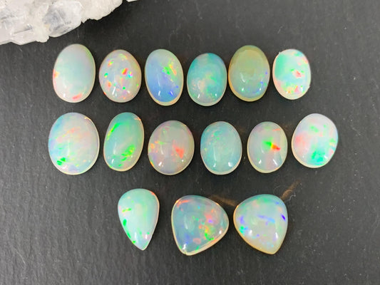 Ethiopian Opal 8-10mm long cabochon