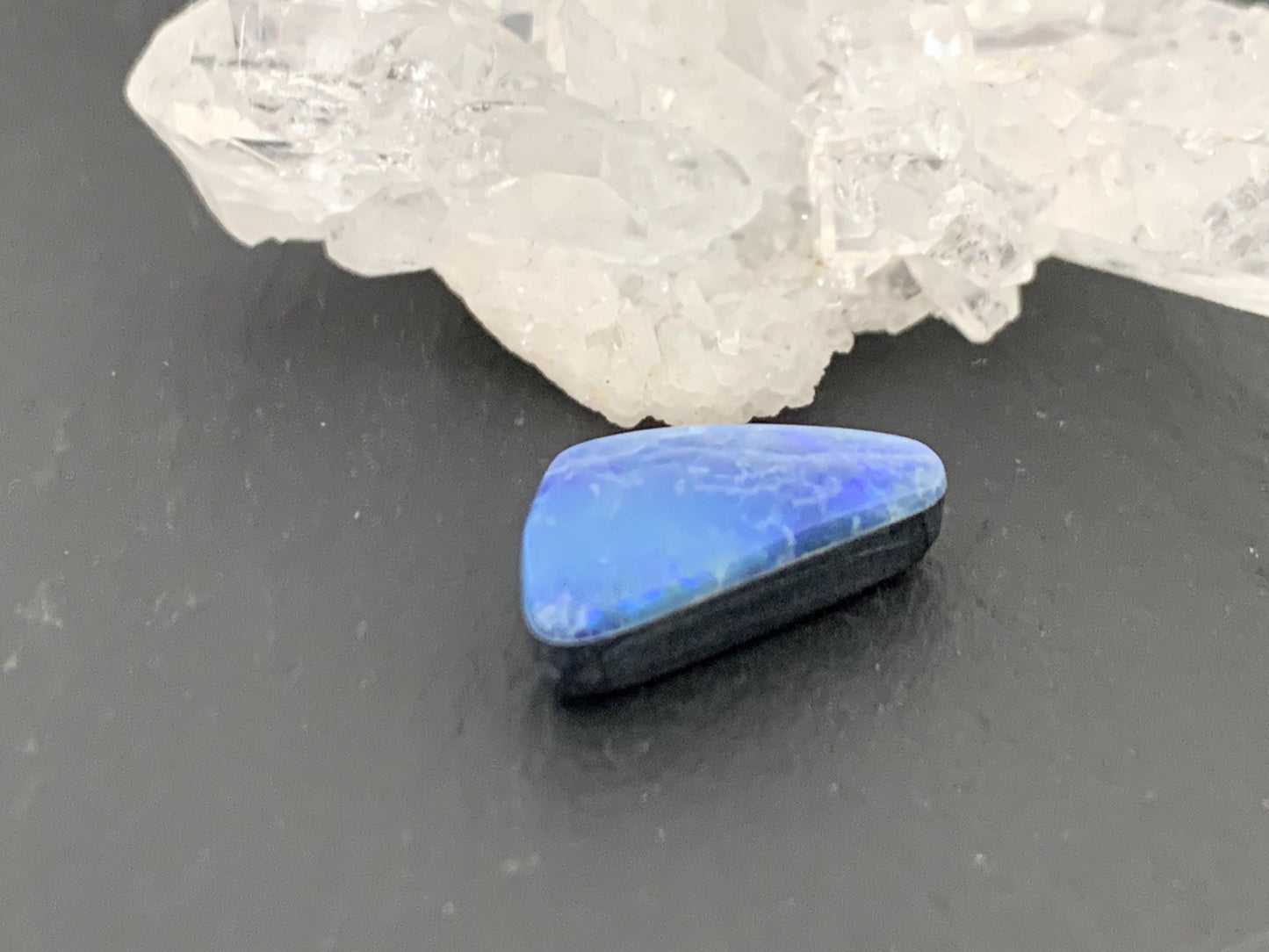 Australian Opal Doublet 4x14x4mm cabochon