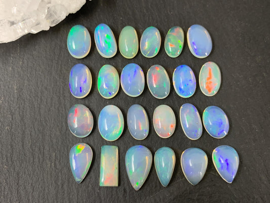 Ethiopian Opal 10-12mm long cabochon