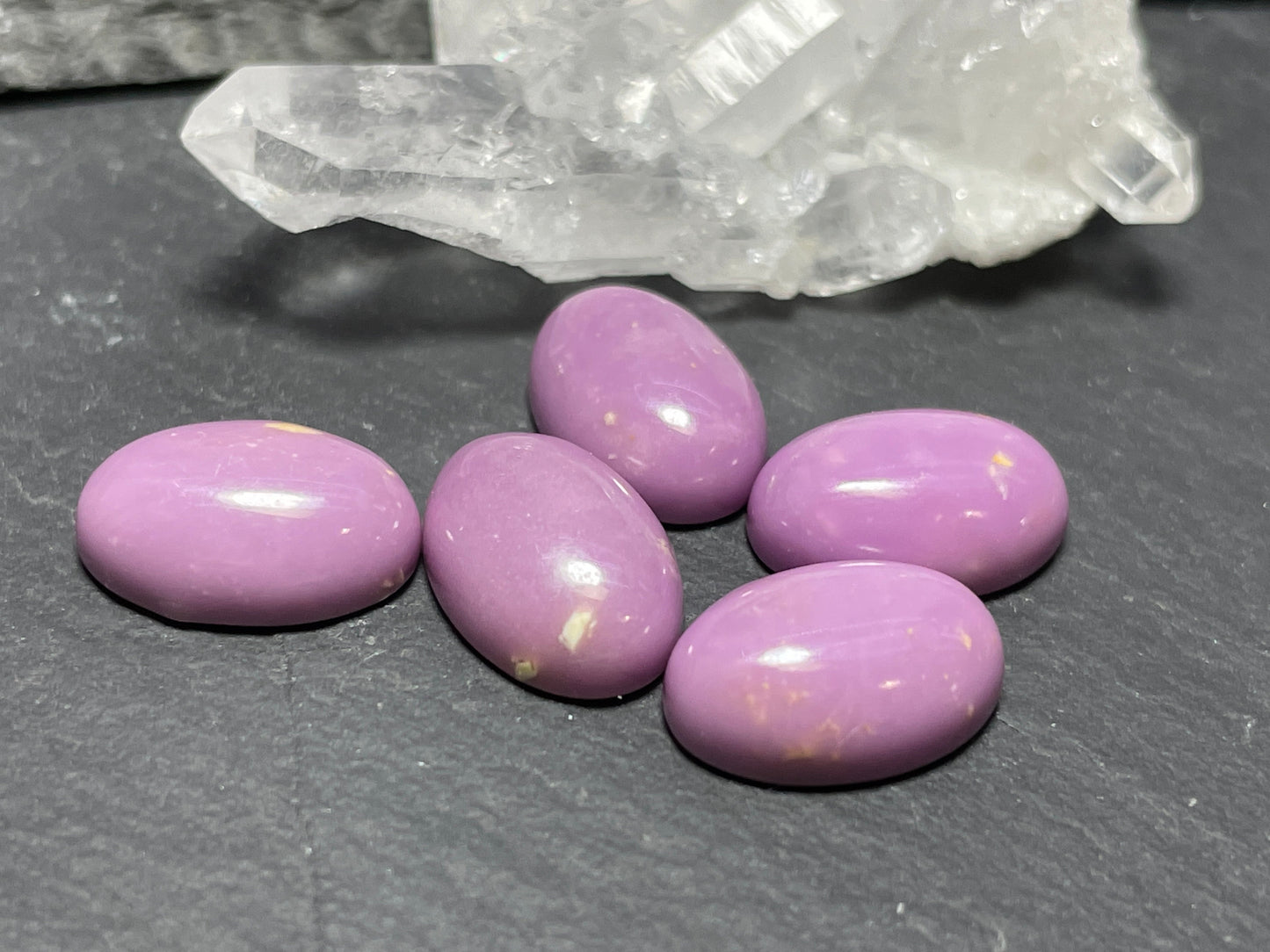 Phosphosiderite Oval 9x13mm Cabochon - Calibrated Cabochons