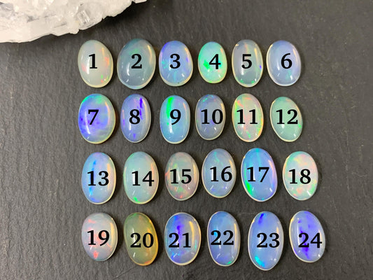 Ethiopian Opal 10-12mm long cabochon