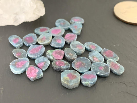 Watermelon Ruby 8mm long slice