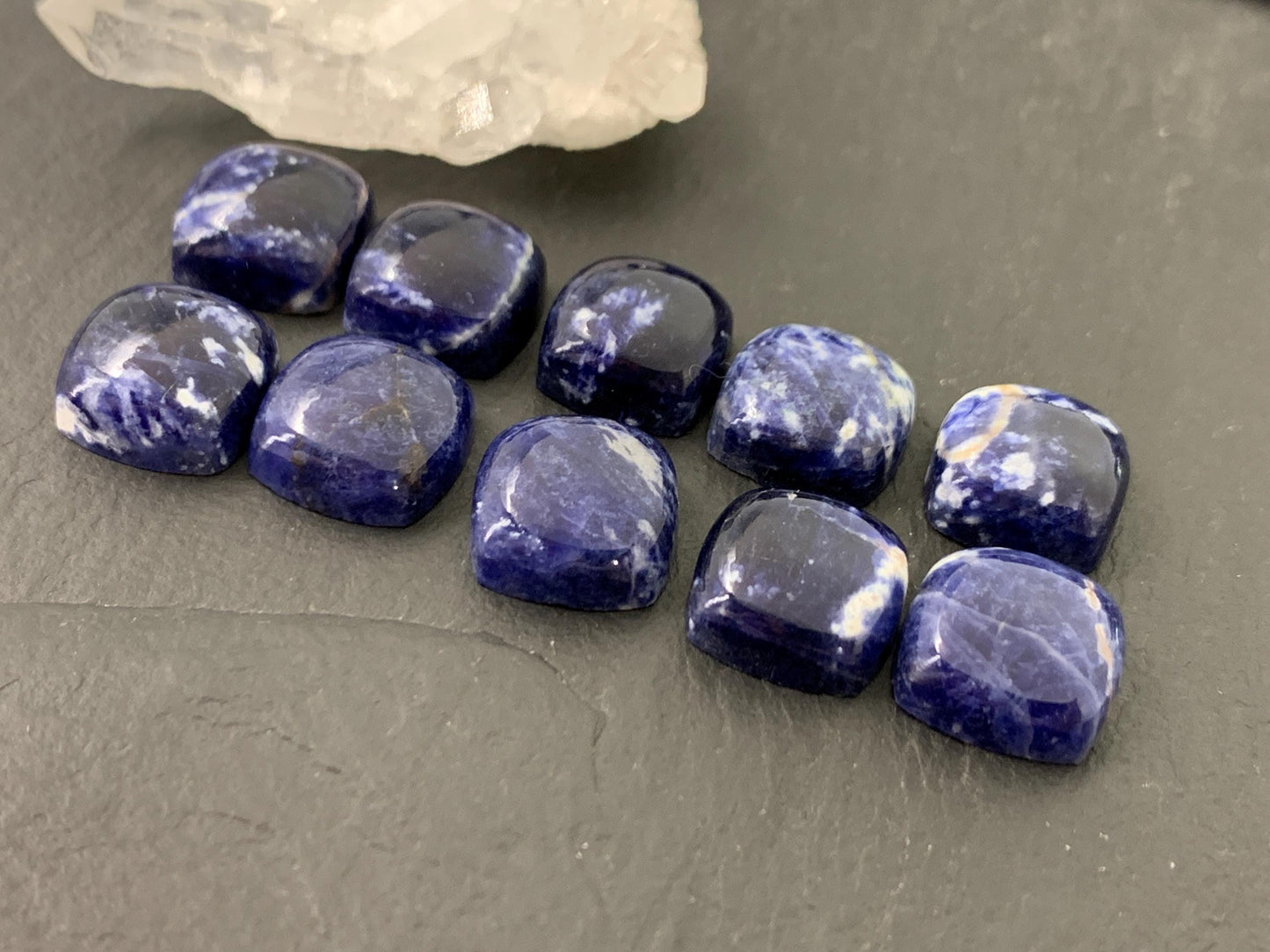 Sodalite square 12mm cabochon
