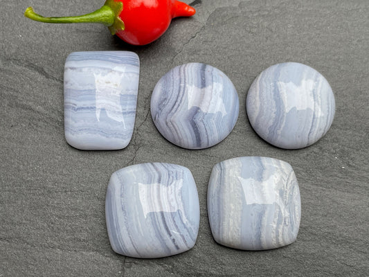 Blue Lace Agate cabochon