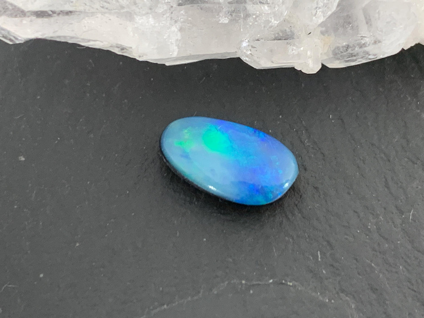 Australian Opal doublet 5x10x3.5mm cabochon