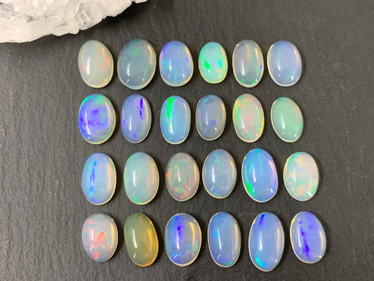 Ethiopian Opal 10-12mm long cabochon