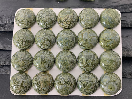 Ryolite round 20mm cabochon