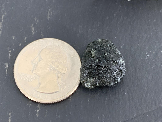 Moldavite Crystal: Natural Rough Stone (Czech Republic, 3.14g)