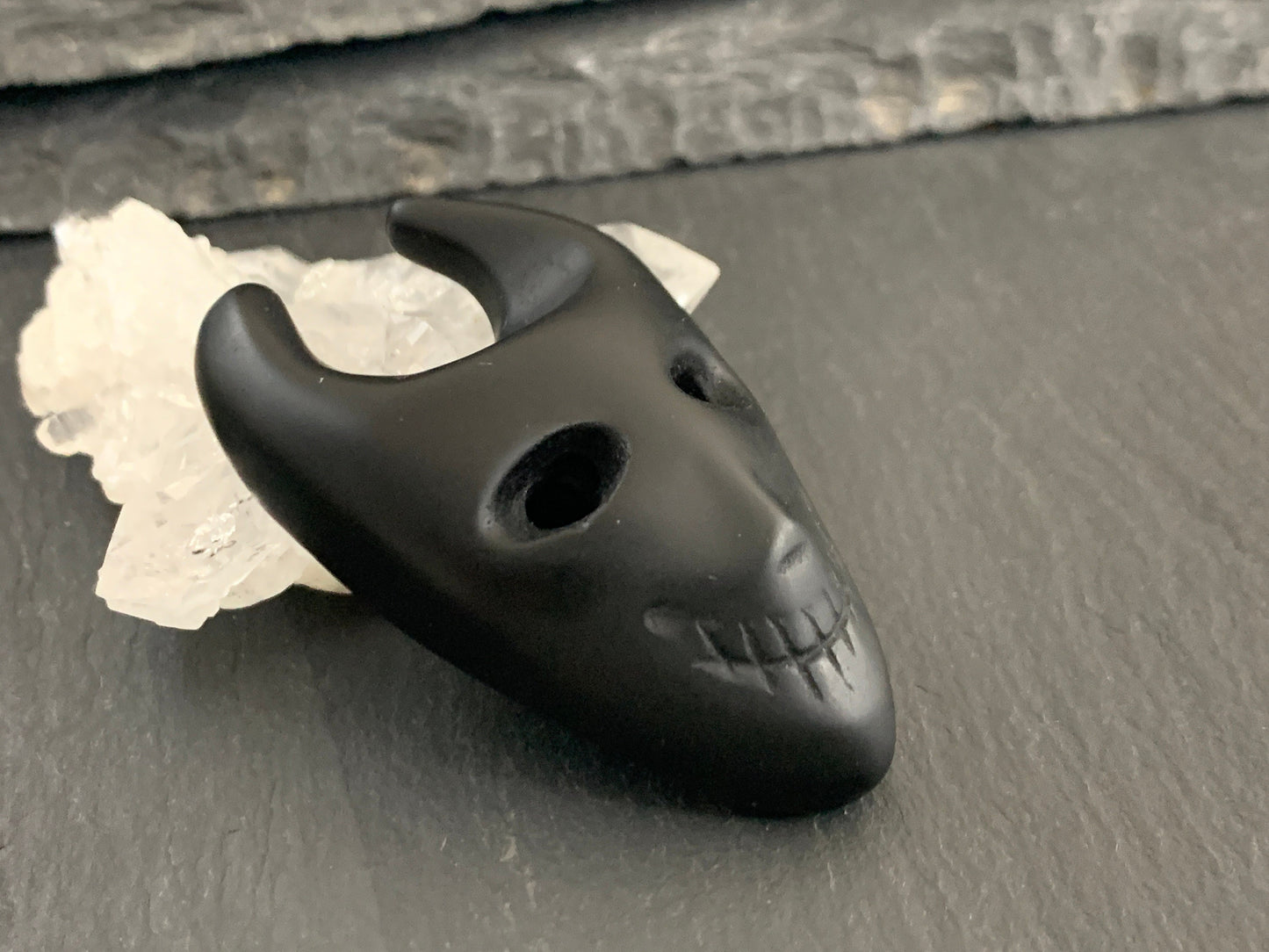Obsidian Mask Cabochon