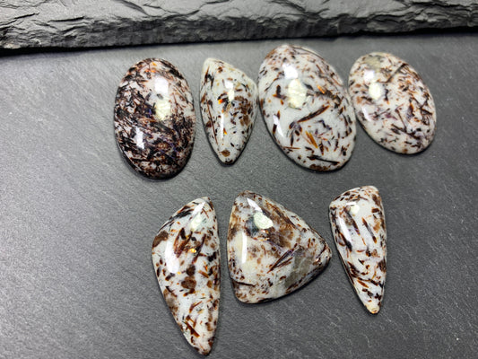 Astrophyllite cabochon