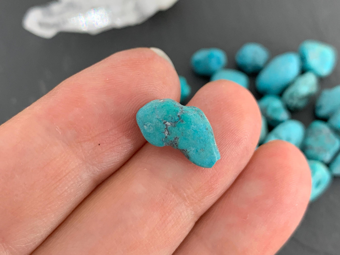 Discounted Turquoise 6-14mm beads lot of 25 pieces