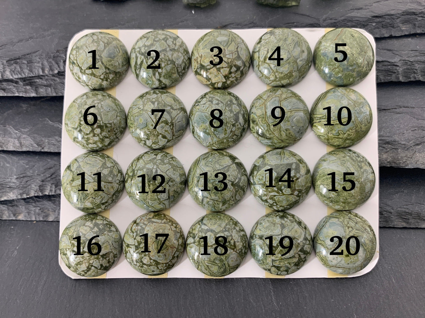Ryolite round 20mm cabochon