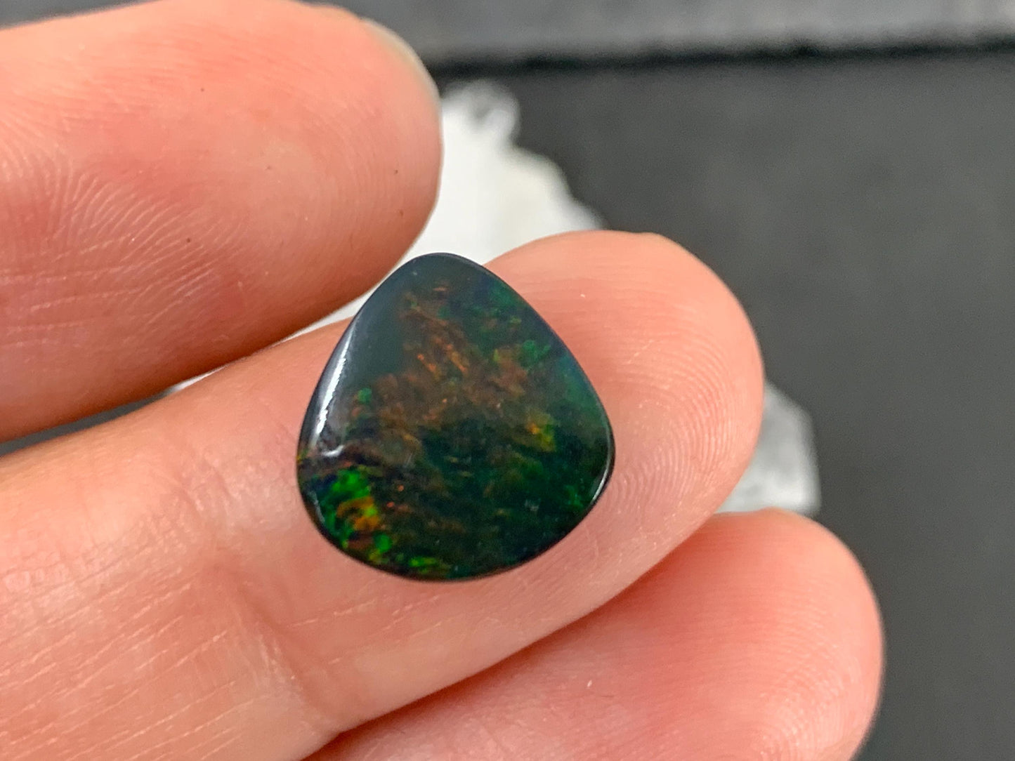 Australian Opal Doublet 12x12x4mm Cabochon