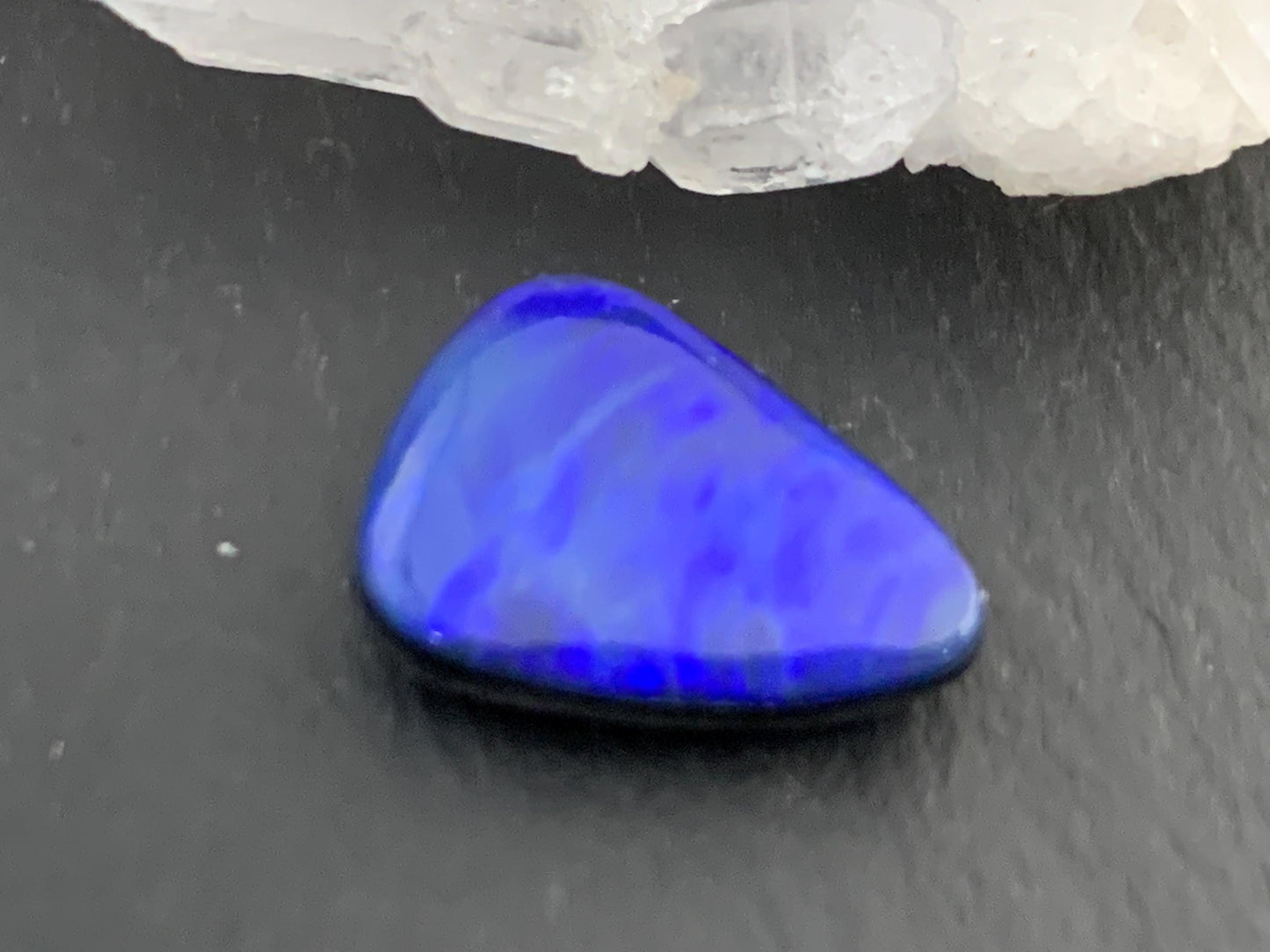 Australian Opal doublet 9x14x4mm cabochon