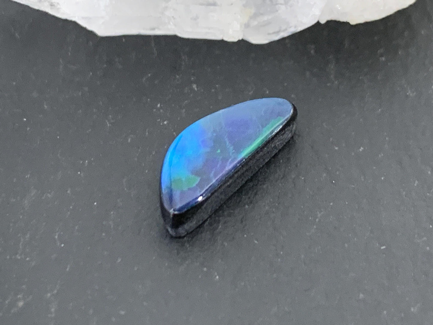 Australian Opal doublet 5x13x3.5mm cabochon