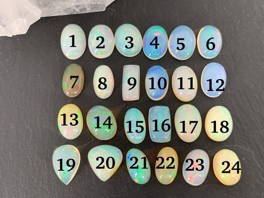 Ethiopian Opal 11mm long cabochon