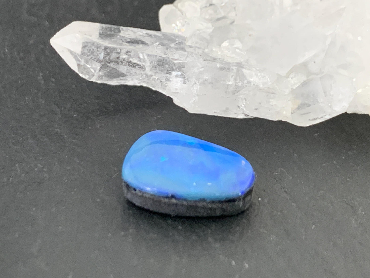 Australian Opal doublet 9x13x4.5mm cabochon