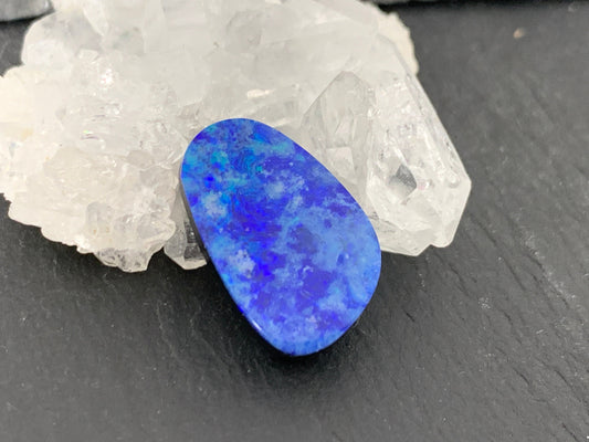 Australian Opal doublet 10x16x3.5mm cabochon
