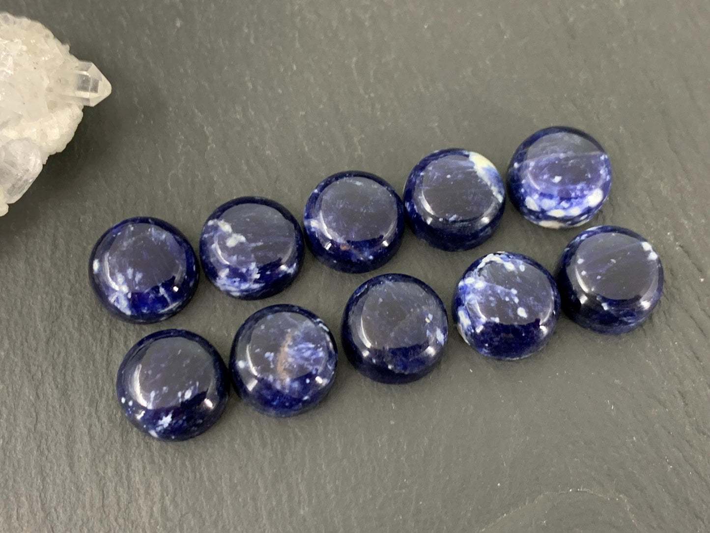 Sodalite round 12mm cabochon