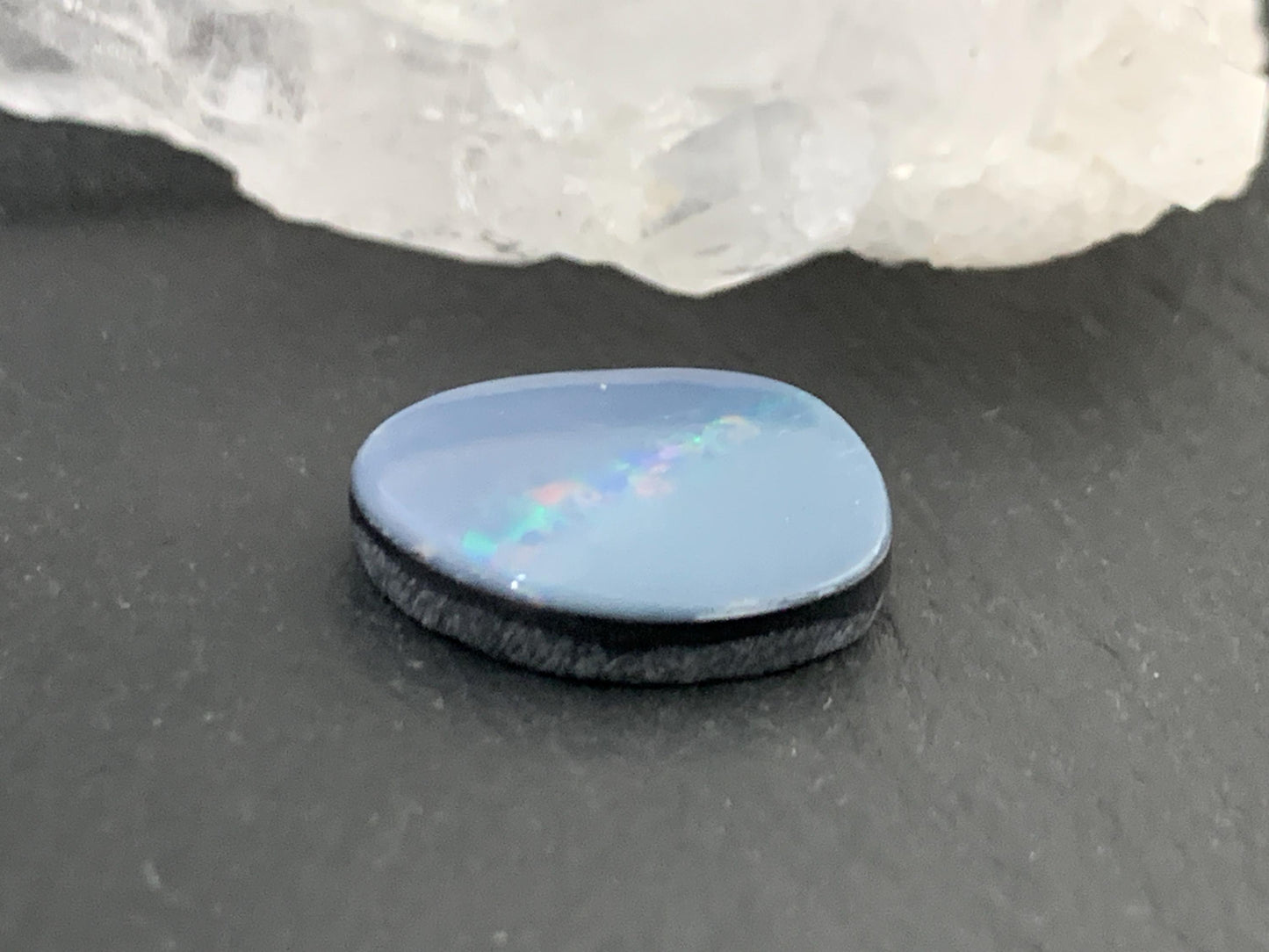 Australian Opal doublet 11x14x3mm cabochon