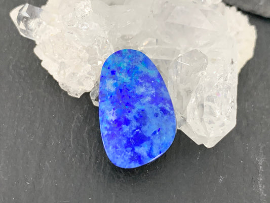 Australian Opal doublet 10x16x3.5mm cabochon