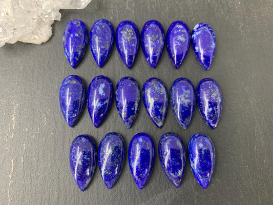Lapis Lazuli pear 10x20mm cabochon