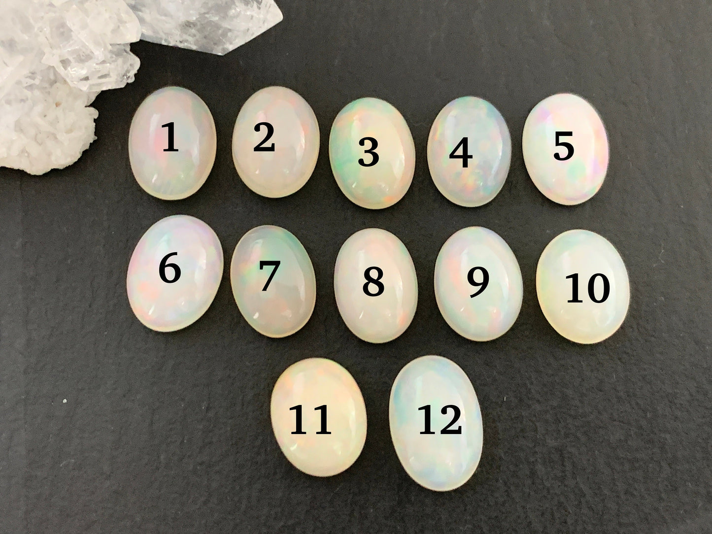 Ethiopian Opal 10-12mm long cabochon