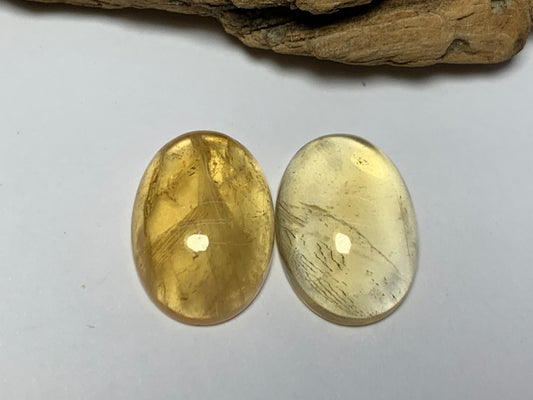 Citrine oval 13x18mm cabochon - Calibrated cabochons