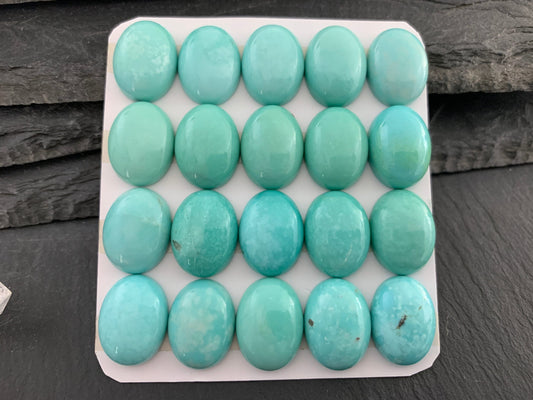 Turquoise Oval 12x16mm cabochon - Calibrated cabochons