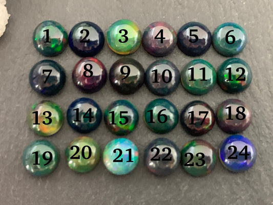 Ethiopian Opal Round 6mm Cabochon