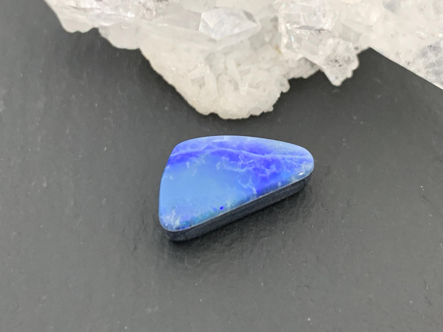 Australian Opal Doublet 4x14x4mm cabochon
