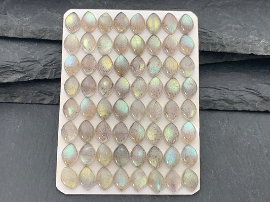 Labradorite marquise 6x8mm Cabochon - Calibrated Cabochons