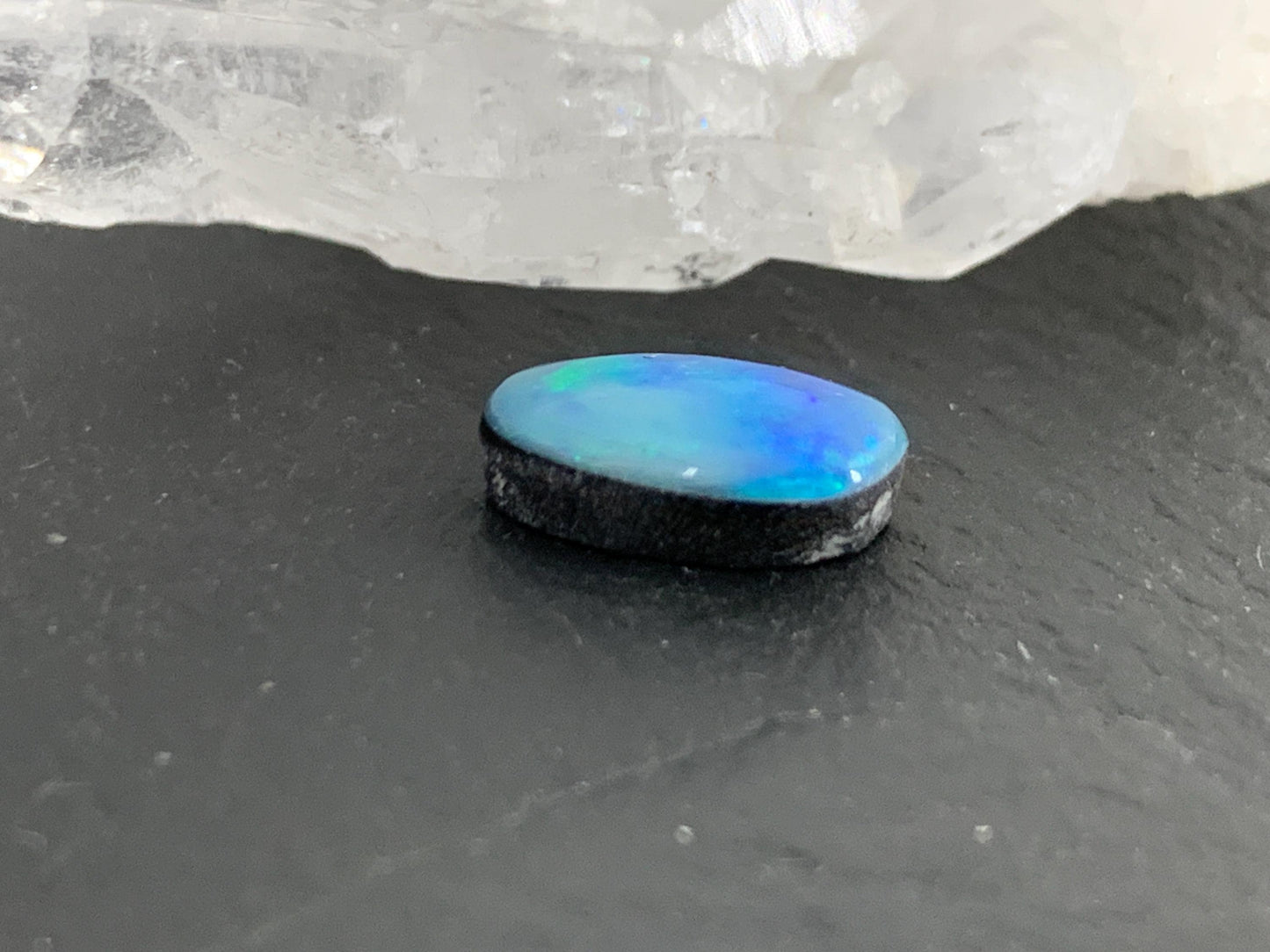 Australian Opal doublet 5x10x3.5mm cabochon