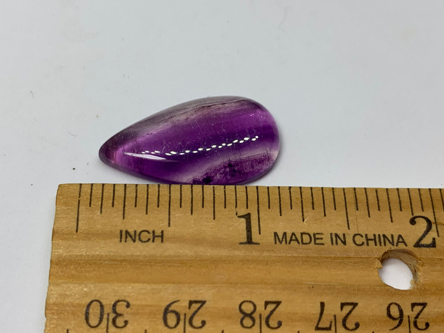 Purple Fluorite 15x28mm Cabochon